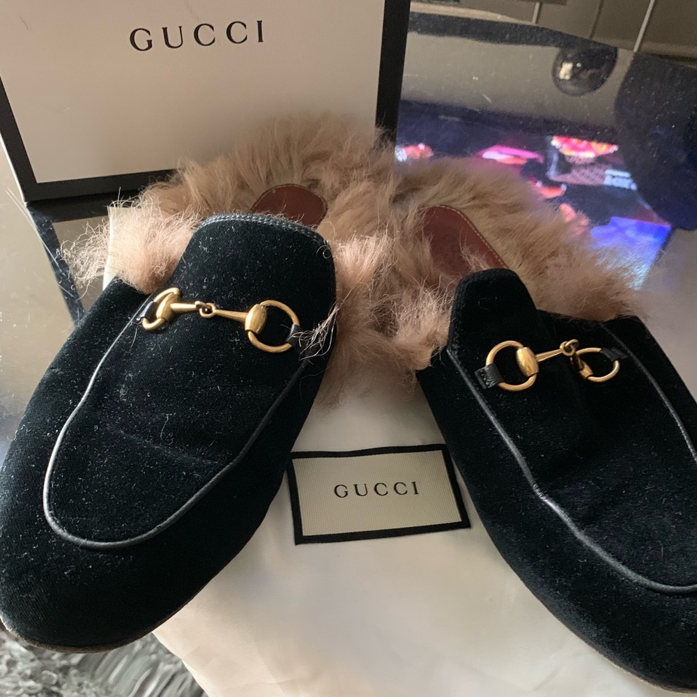 COPY - Women’s Gucci Princetown Fur Lined Mule 39